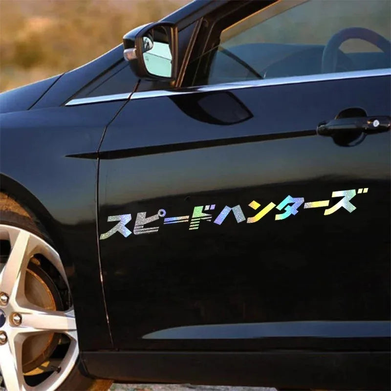 Lykx Car Sticker Japanese Speedhunter Car Stickers Headlamp Hood Reflective Stickers Decorative Accessories