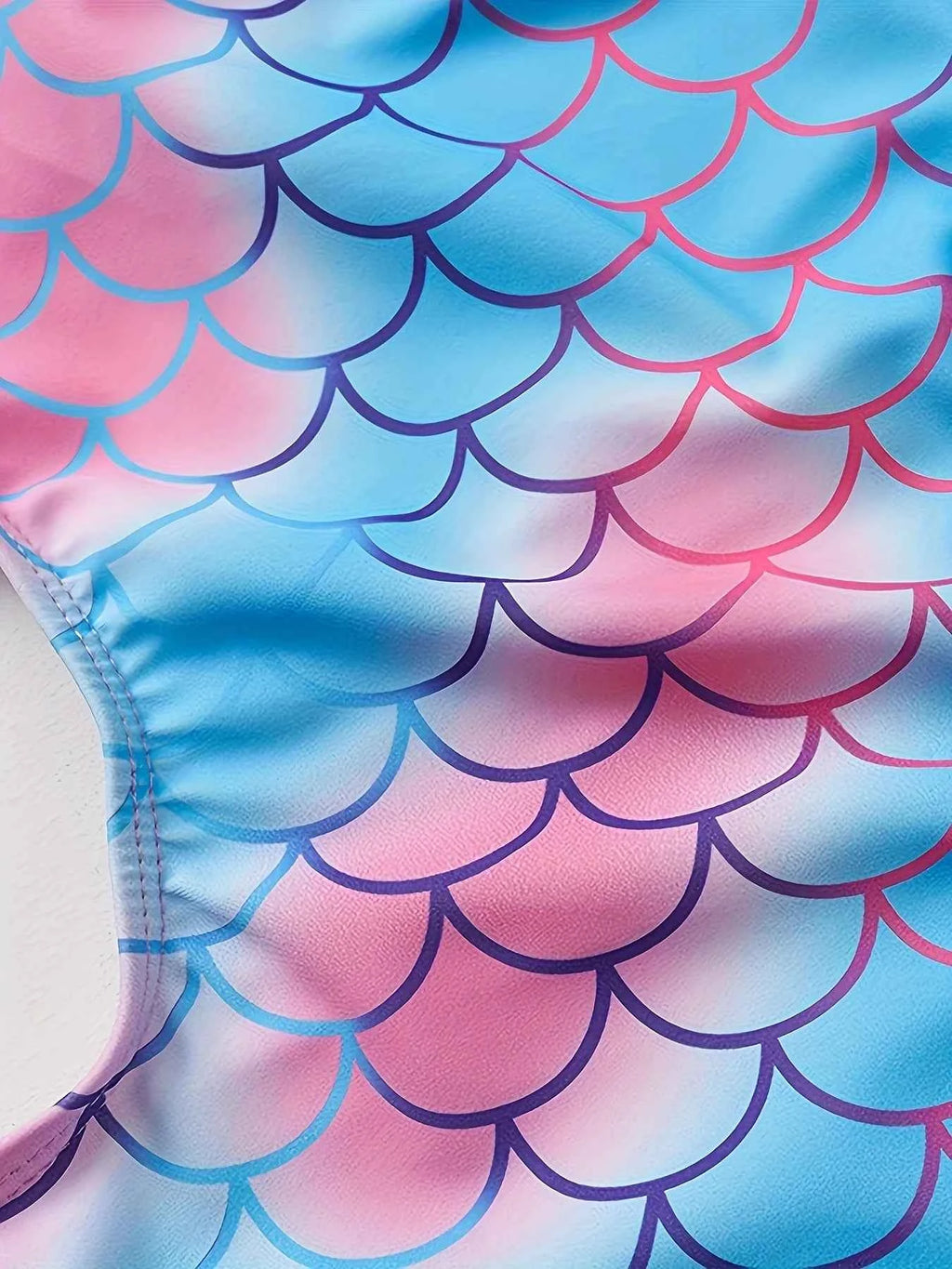 Toddler Girls One-piece Swimsuits Girl Waistless Fish Scale Mermaid Children's Ins Swimsuit