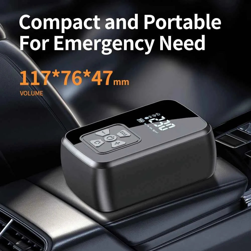 YIJU Rechargeable Tire Inflator Electric Portable Inflator For Car Motorcycle Bicycle Air Compressor Football Ball Inflator Pump