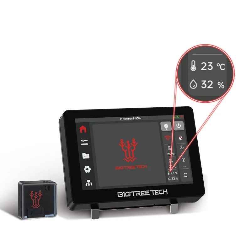 BIGTREETECH Panda Sense Temperature Humidity Sensor High-Precision Detector Paired With Panda Touch For Bambu Lab P1 X1 A1 3D