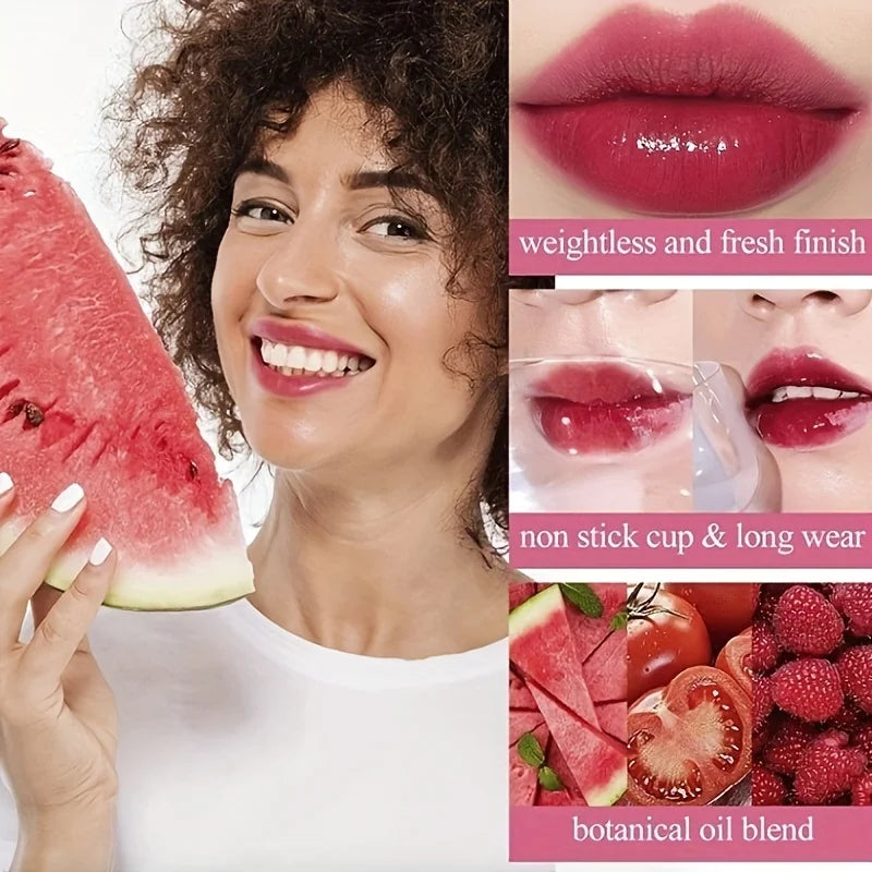 Fruity Lip Tint Water Gloss – Long-Lasting Liquid Lipstick