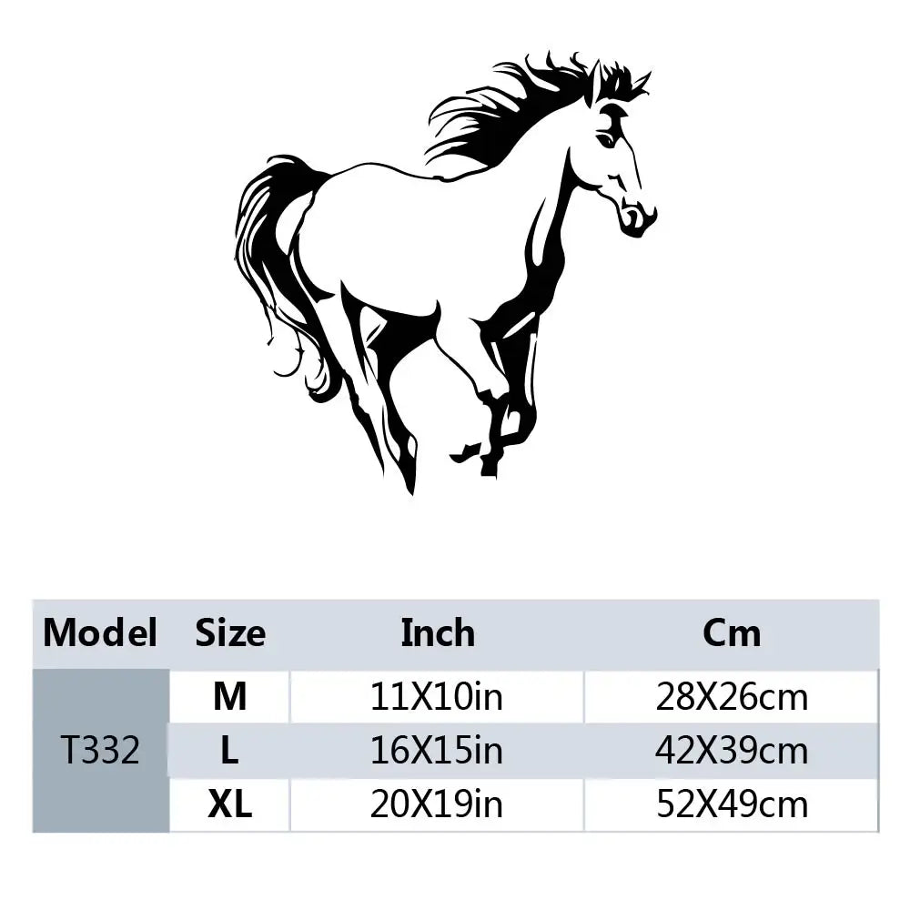 Horse Home Decoration Accessories For Bedroom Decoration Background Wall Art Decal Drop Shipping