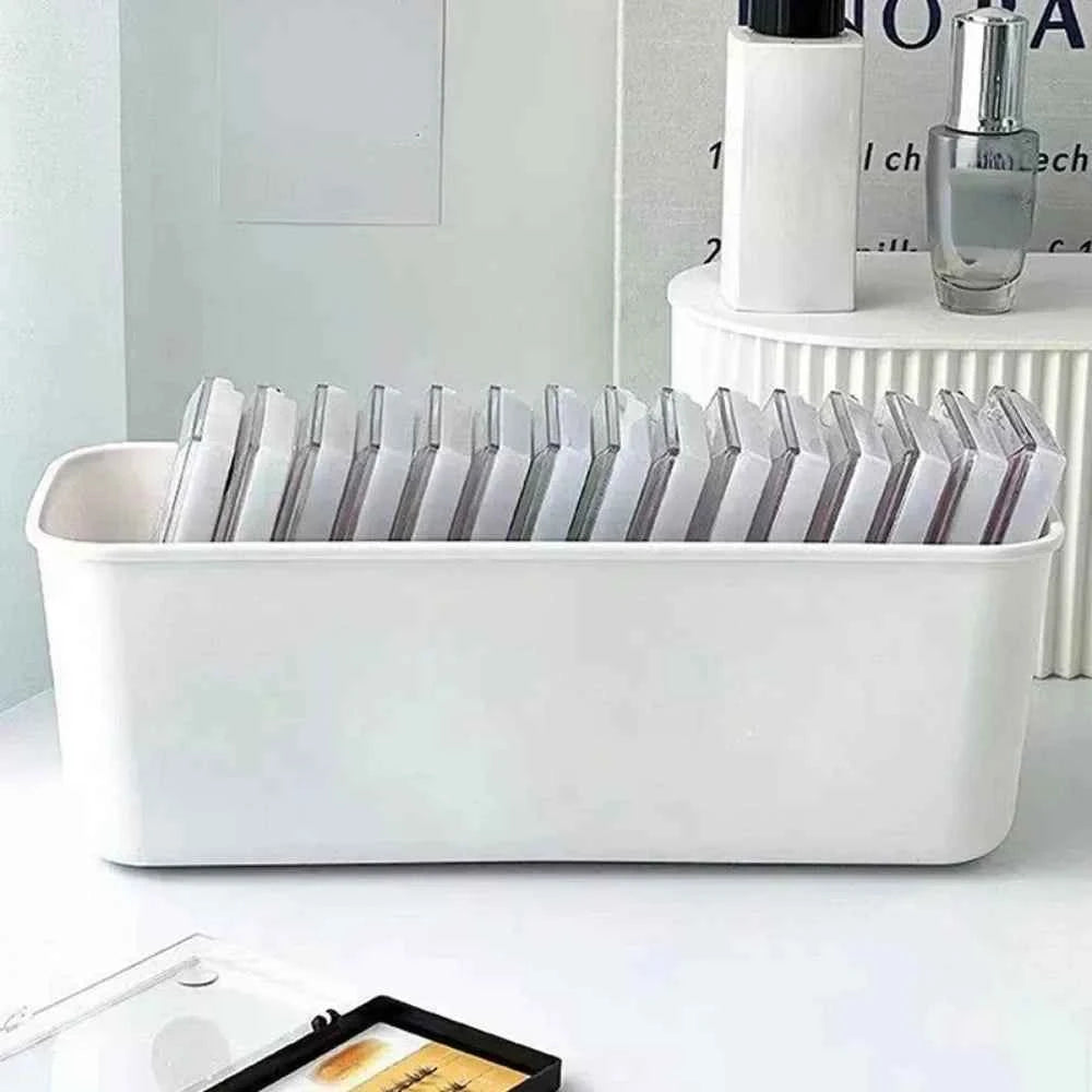 1Pc False Eyelash Storage Box with Lash Extension Tool Organizer - Cosmetic Makeup Tools Case for Lash Accessories