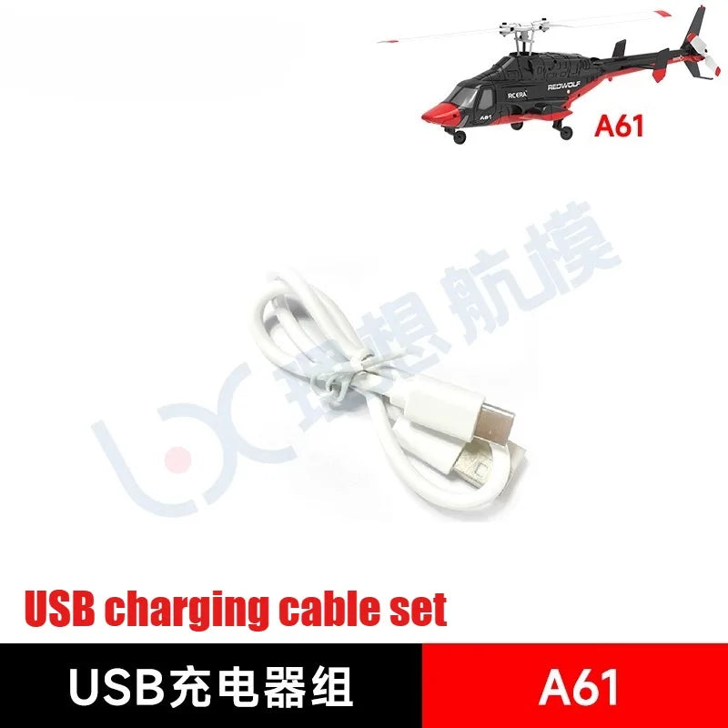 RC ERA A61 RC Helicopter Simulation Original Spare Parts Complete Set Chassis Main Frame Remote Control Blade Receiver Motor