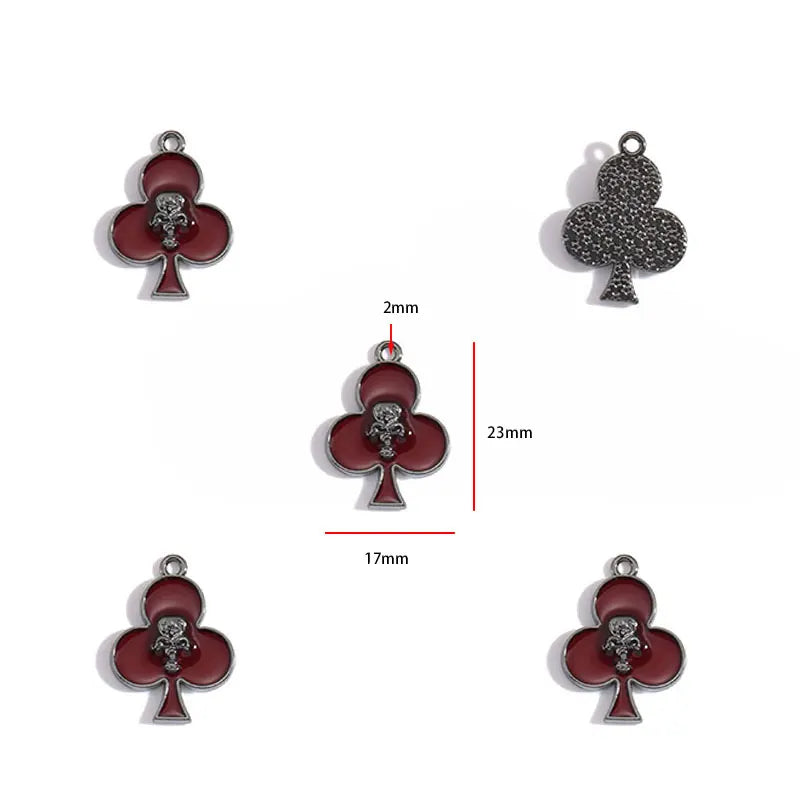 2pcs 25 styles Dark Gothic Retro Black flower moon Heart snake charm for Personalized Necklace Earrings Pendant DIY Accessories
