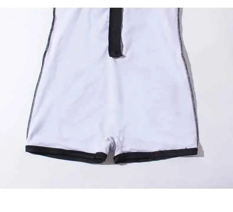Middle-aged Elderly Mothers Professional Racing One-piece Large-size Swimsuit Women Sports Slim Students Hot Spring Swimsuit