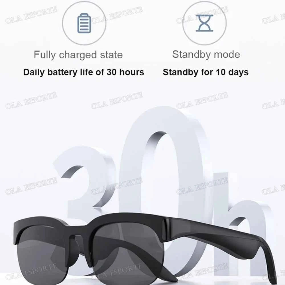 New Camera Control Smart Glasses 2025 Music Sunglasses Headphones Wireless Bluetooth Call Headset HIFI Audio glasses For Android
