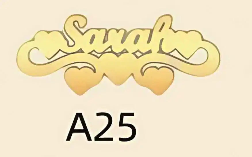Jeshayuan Custom Bling Name Necklace Personalized Necklace Women Name Necklace Baby Name Necklace Nameplate Jewelry Gift