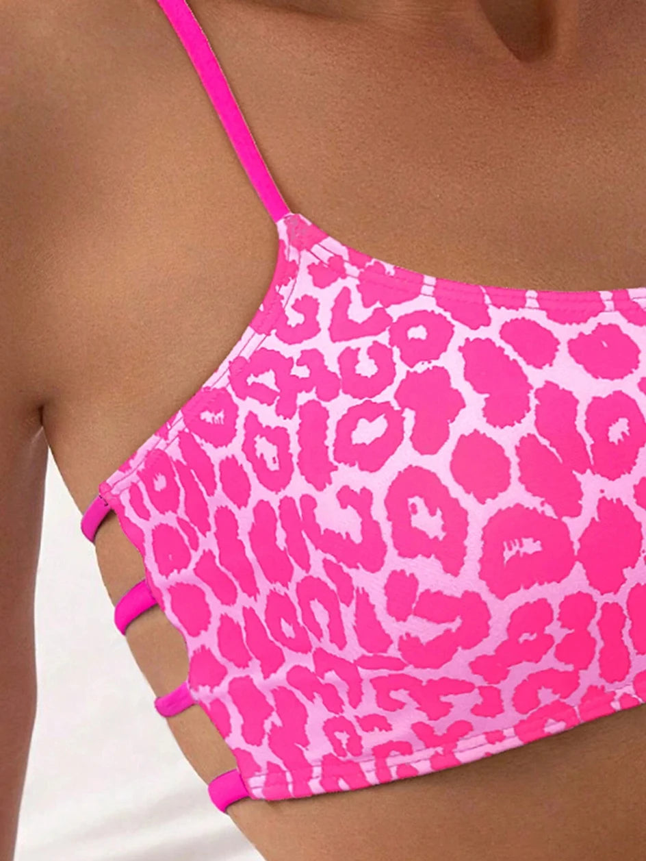 Sexy Leopard Micro Bikini 2026 Women Swimsuit Female Swimwear High Waist Bikinis Sets Brazilian Bandeau Beach Wear Bathing Suit