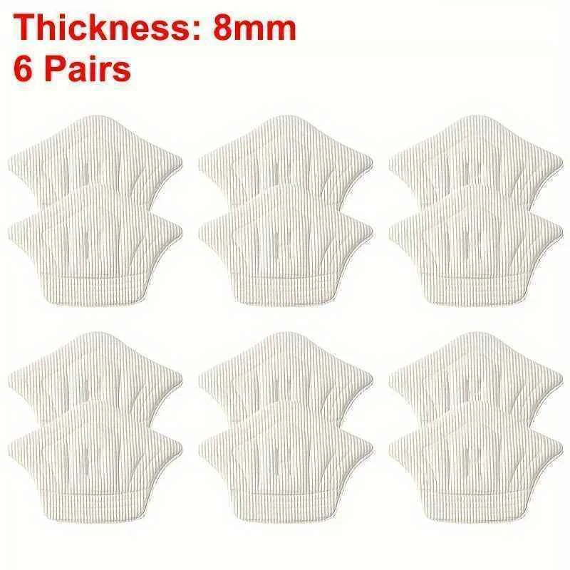 3pairs/6pairs Insoles Patch Heel Pads for Sport Shoes Back Sticker Adjustable Size Antiwear Feet Pad Cushion Insert Insole