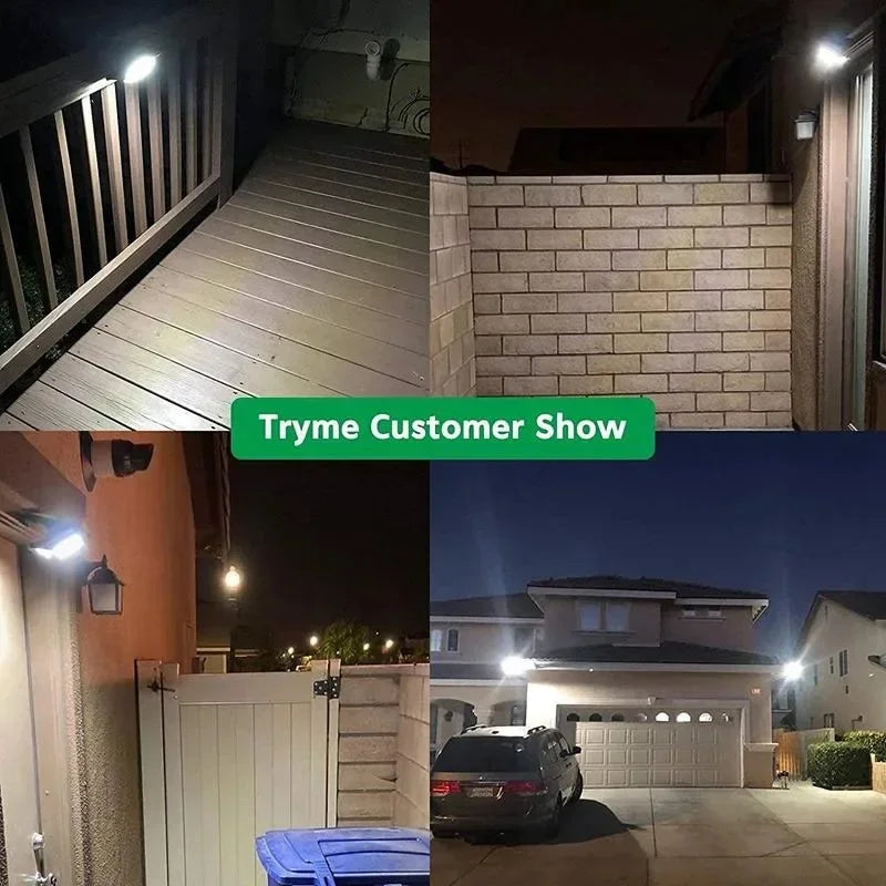LED Solar Garden Lights Outdoor Solar Clip Light Motion Sensor Camping Lamp with 3 Mode Waterproof Fence Street Landscape