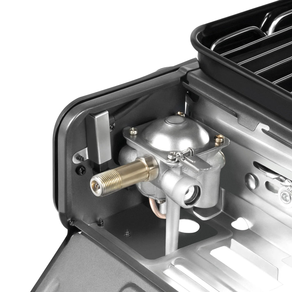 Portable Camping Grill Gas Stove, Butane Gas Burning Grill, Barbecue Grill Cooker for Ooutdoor Grilled Meat, Vegetables
