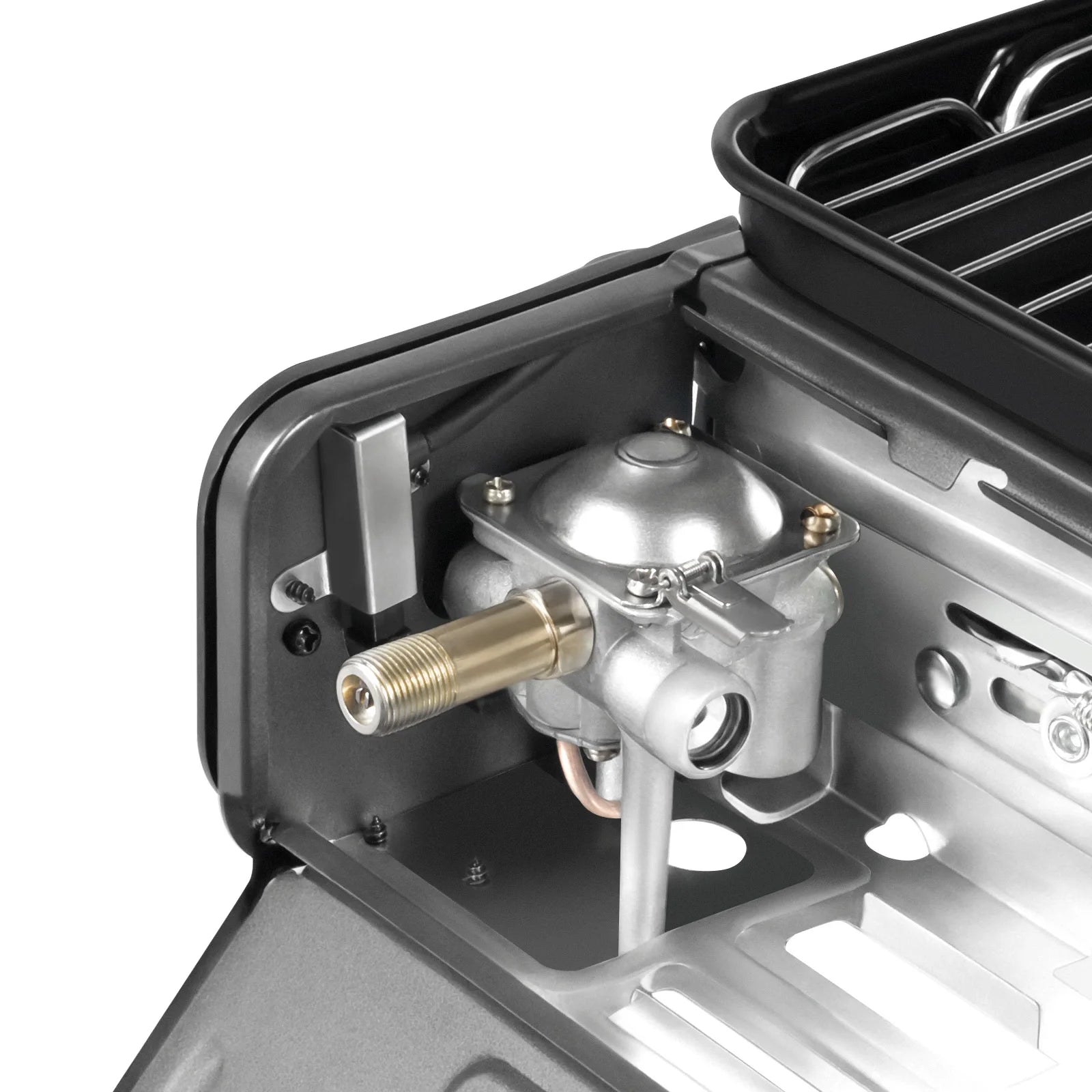 Portable Camping Grill Gas Stove, Butane Gas Burning Grill, Barbecue Grill Cooker for Ooutdoor Grilled Meat, Vegetables
