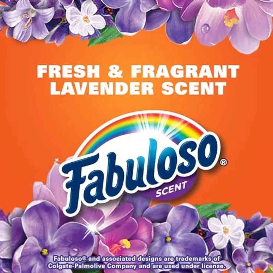 Medium Trash Bags Fabuloso Scent 8 Gallon 26 Count Strong Scent Freshness Durable Polyethylene Clear with Blue Accents