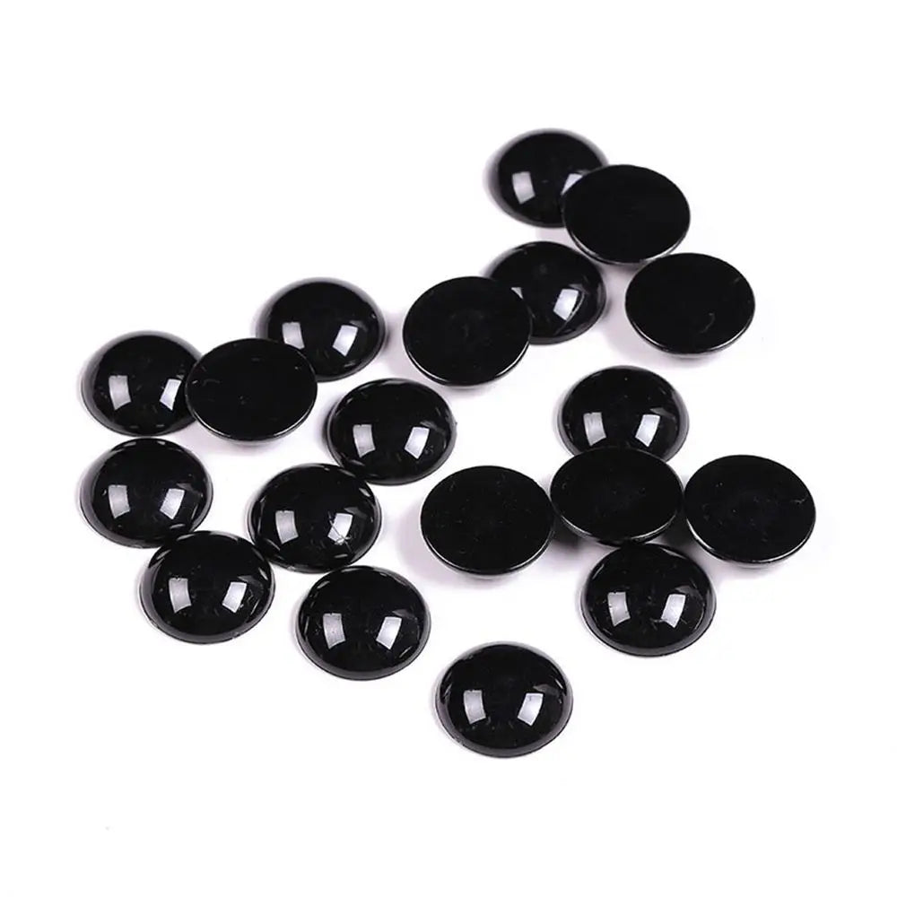 100 Pcs Black Plastic Safety Eyes For Bears Needle Felting Animals Puppet Crafts making Kids DIY Plush toy Dolls Accessories