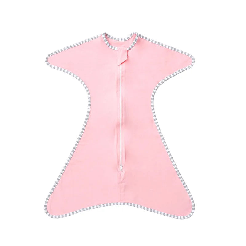 Insular Newborn Baby Girl Boy Anti-Startle Sleeping Bag Cotton Baby Wrap Receiving Swaddling Blanket Infant Sleepsacks