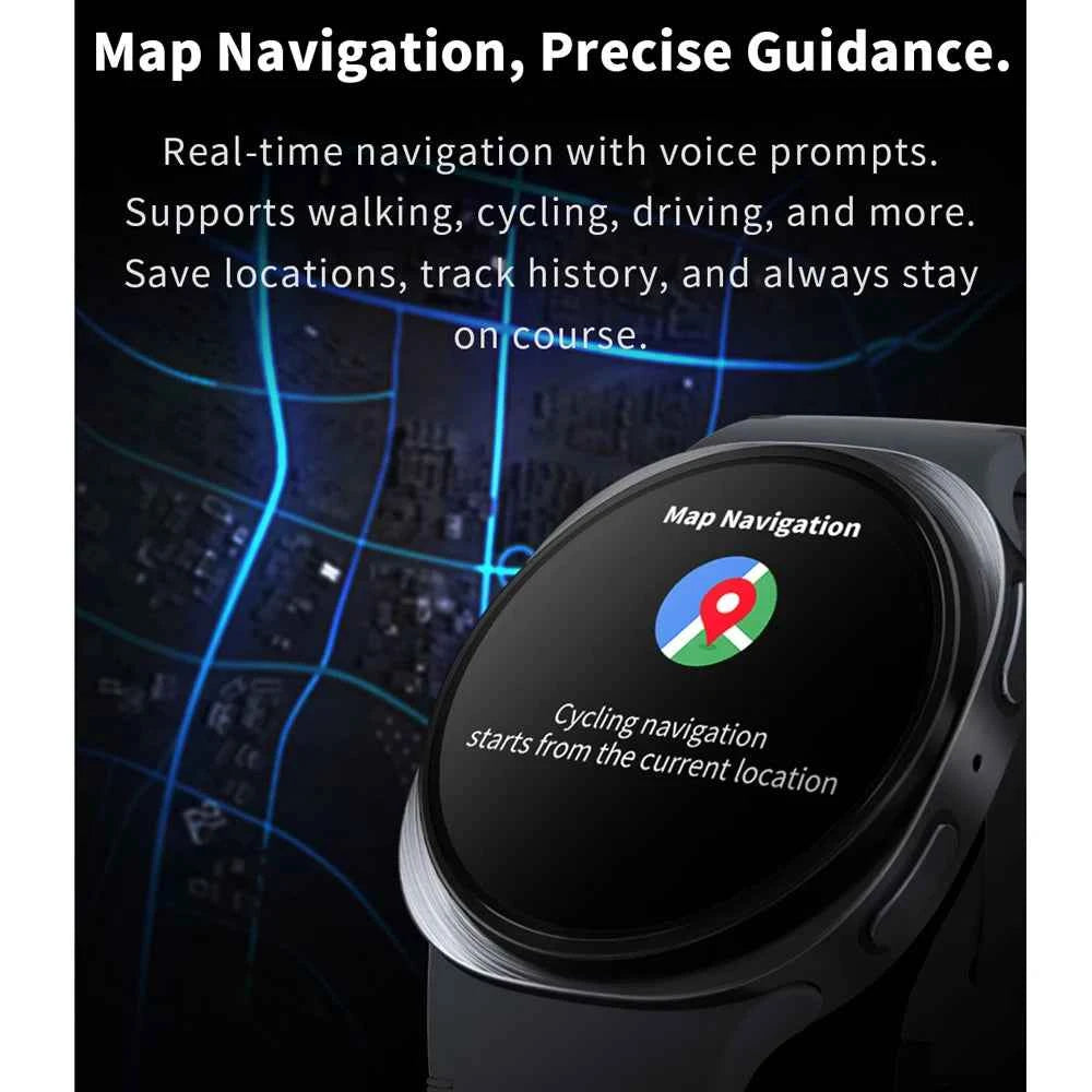 2025 Watch GPS Track Smart Watches For Men Women Sport Heart Rate Bluetooth Call NFC IP68 Waterproof Compass Smartwatch 8 Mini