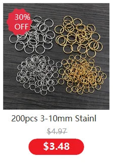 No Fade 100pcs/Lot 20 30 35 40 70 mm Stainless steel Eye Pins Findings Eye Head Pins For Jewelry Making DIY Supplies Accessories