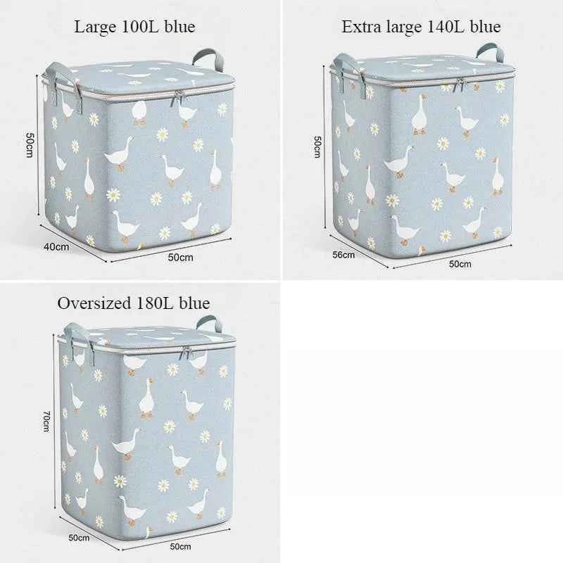 Quilt Storage Bag Home Wardrobe Large Capacity Clothes Quilt Organizing Bag Clothing Moving Waterproof Moisture-proof