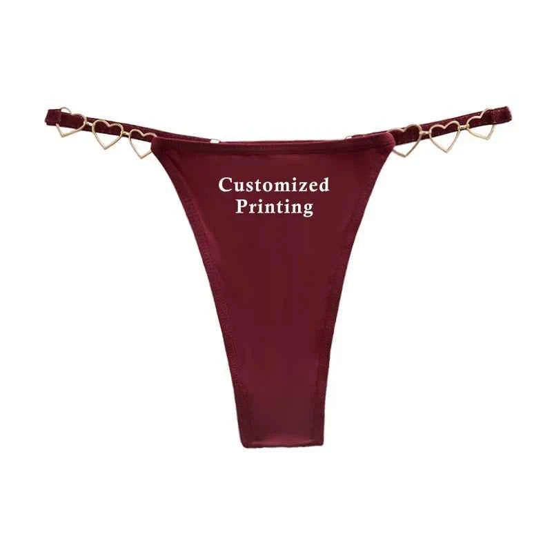 Custom Panties Personalized With Your Words Customized Printed Womens Underwear Love Decoration Cotton Crotch Girlfriend Gift
