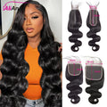 Body Wave 2x6 HD Lace Closure Human Hair 100% Transparent 4X4 Closure 5x5 HD Lace Preplucked With Baby Hair Fast Shipping