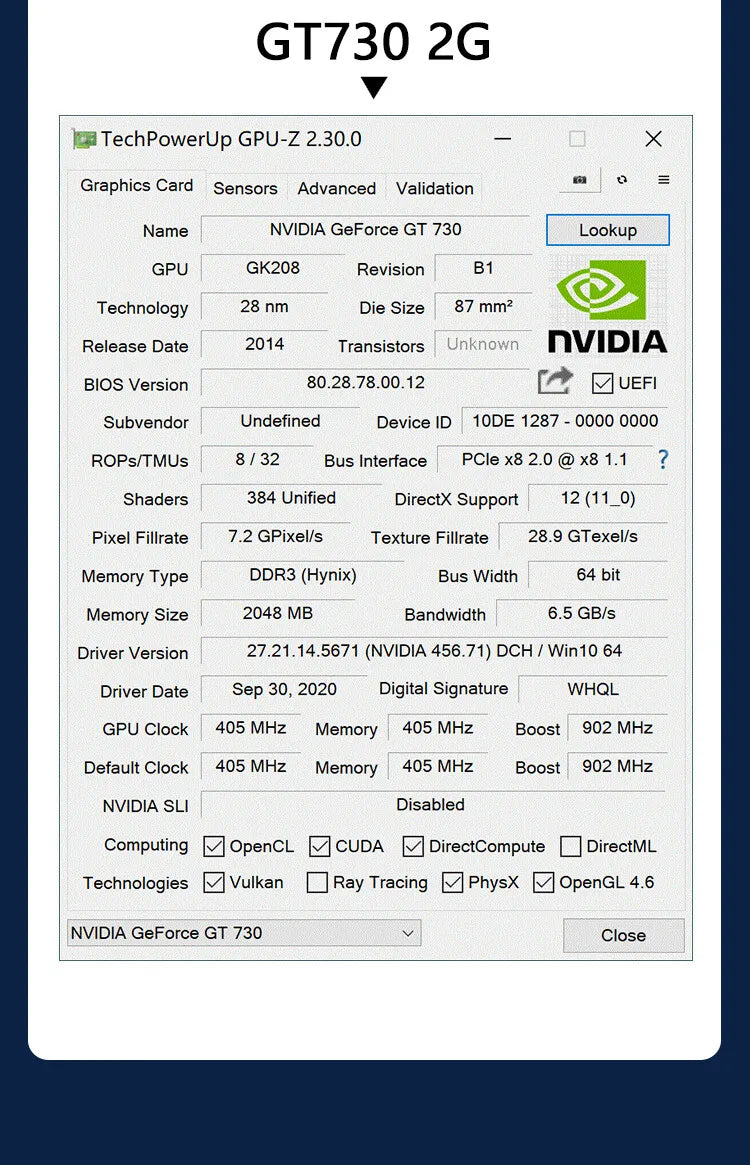 SRhonyra Low Profile Graphics Card 4GB GT730 RX550 GT1030 GTX1050 GTX1050Ti Half Height PCIe Video Card For SFF Thin ITX HTPC