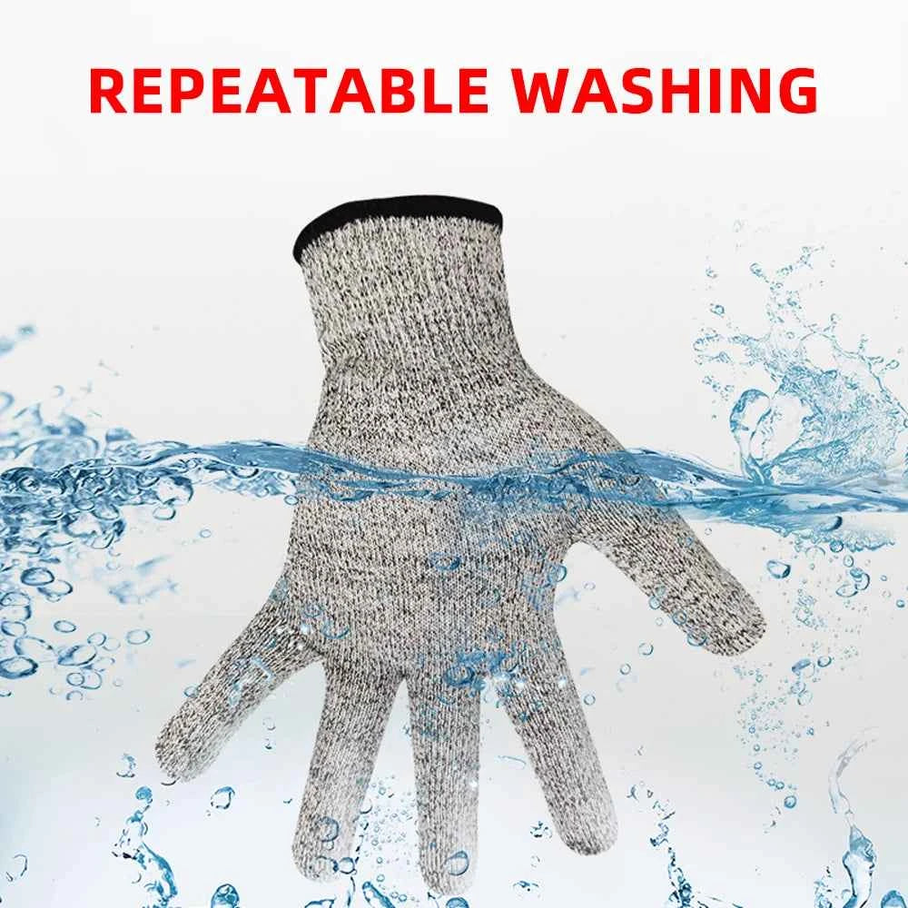 BOOIU Anti-cut Gloves Work Protection Gloves Kitchen Construction Glass Anti-cut Injury Resistant Self Defense Tactical Glove