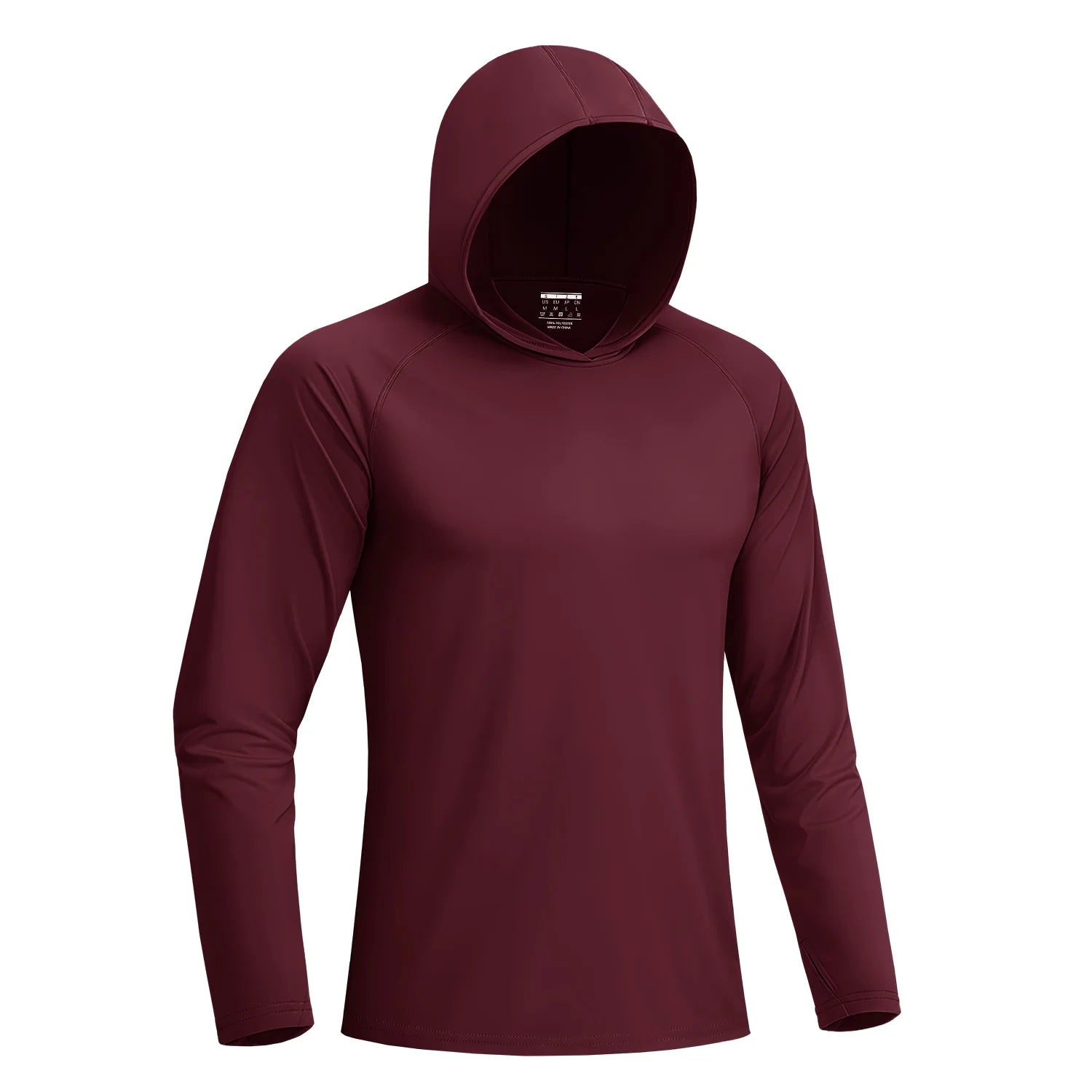 TACVASEN Sun Protection Shirts Mens Long Sleeve Hoodie Casual UV-Proof T-Shirts Breathable Lightweight Quick Dry T shirts Swim