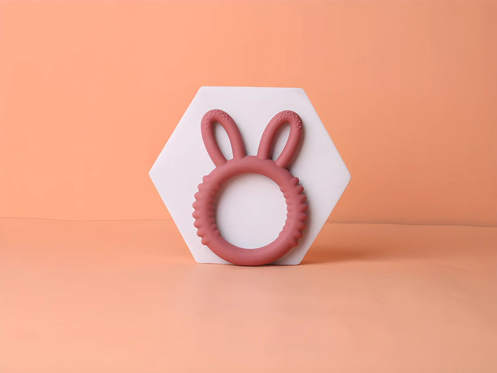 Baby Silicone Teether Bunny Baby Pacifier Bite Happy Children Teething Toys Maternity & Baby Products