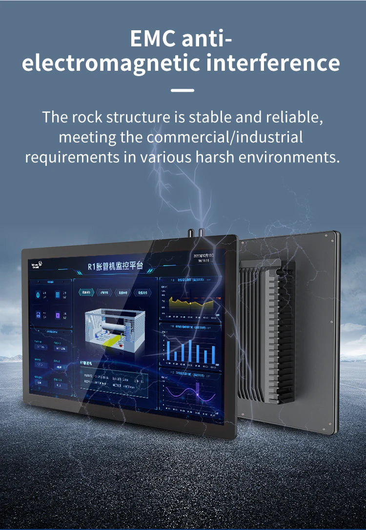 15.6 Inch All in One Capacitive Touch Screen PC Industrial Panel Computer