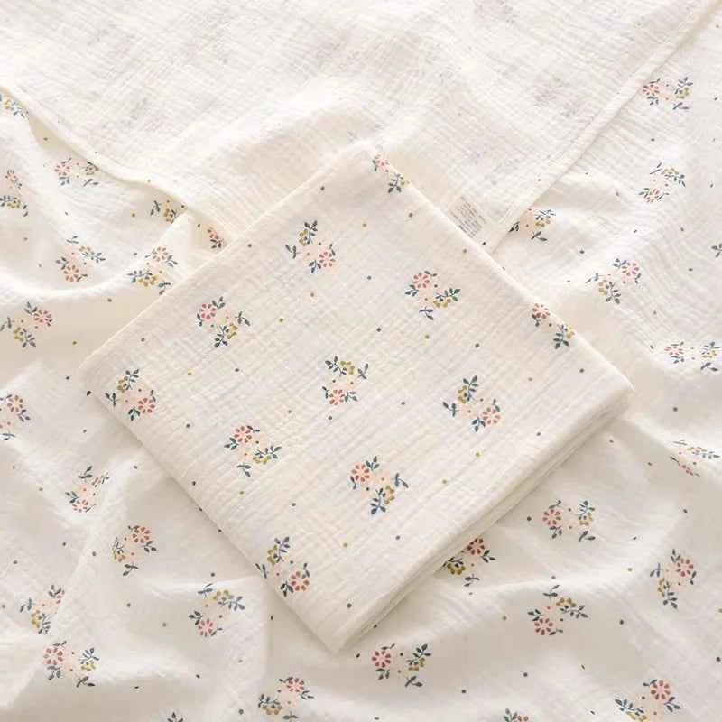 Newborn Baby Cotton Blanket Summer Bedding Babies Stuff  Throw Blanket Muslin Squares Receiving Blanket