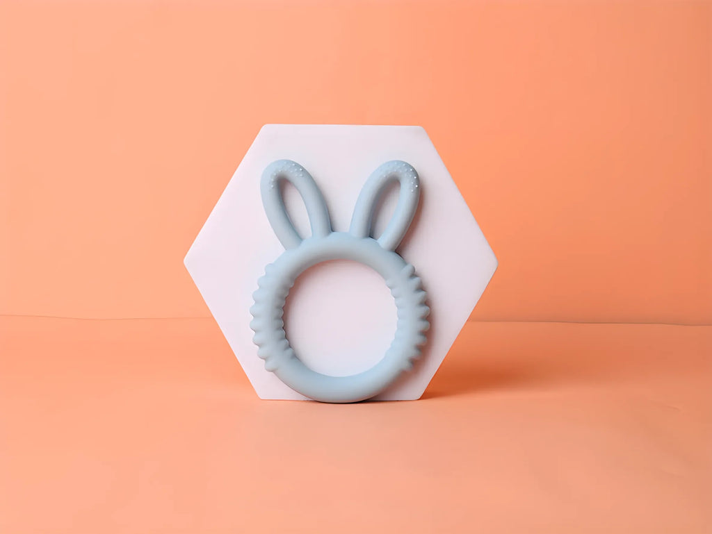Baby Silicone Teether Bunny Baby Pacifier Bite Happy Children Teething Toys Maternity & Baby Products