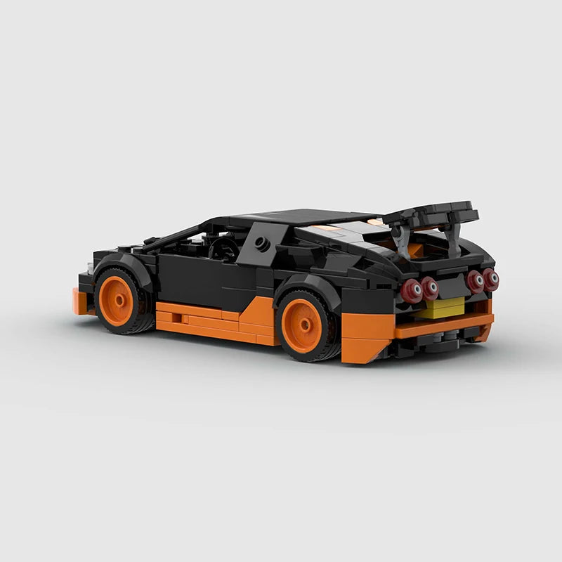 MOC Car Speed RX7 AE86 Chiron R8 Creative Racing Vehicle Model Building Block Super Race brick City Rally Sport Toy Technical