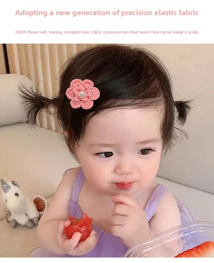 Cute Baby Hair Clip Baby Does Not Hurt Hair Clip Children's Hair Accessories Girls Side Bangs Hair Clip Headdress.