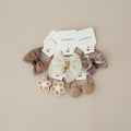 10Pcs Bow-Knot Hair Ties Bowknot Sweet Bows Flower Headdress Elastic Rubber Band Luxury Scrunchies Hair Rope Hair Accessories