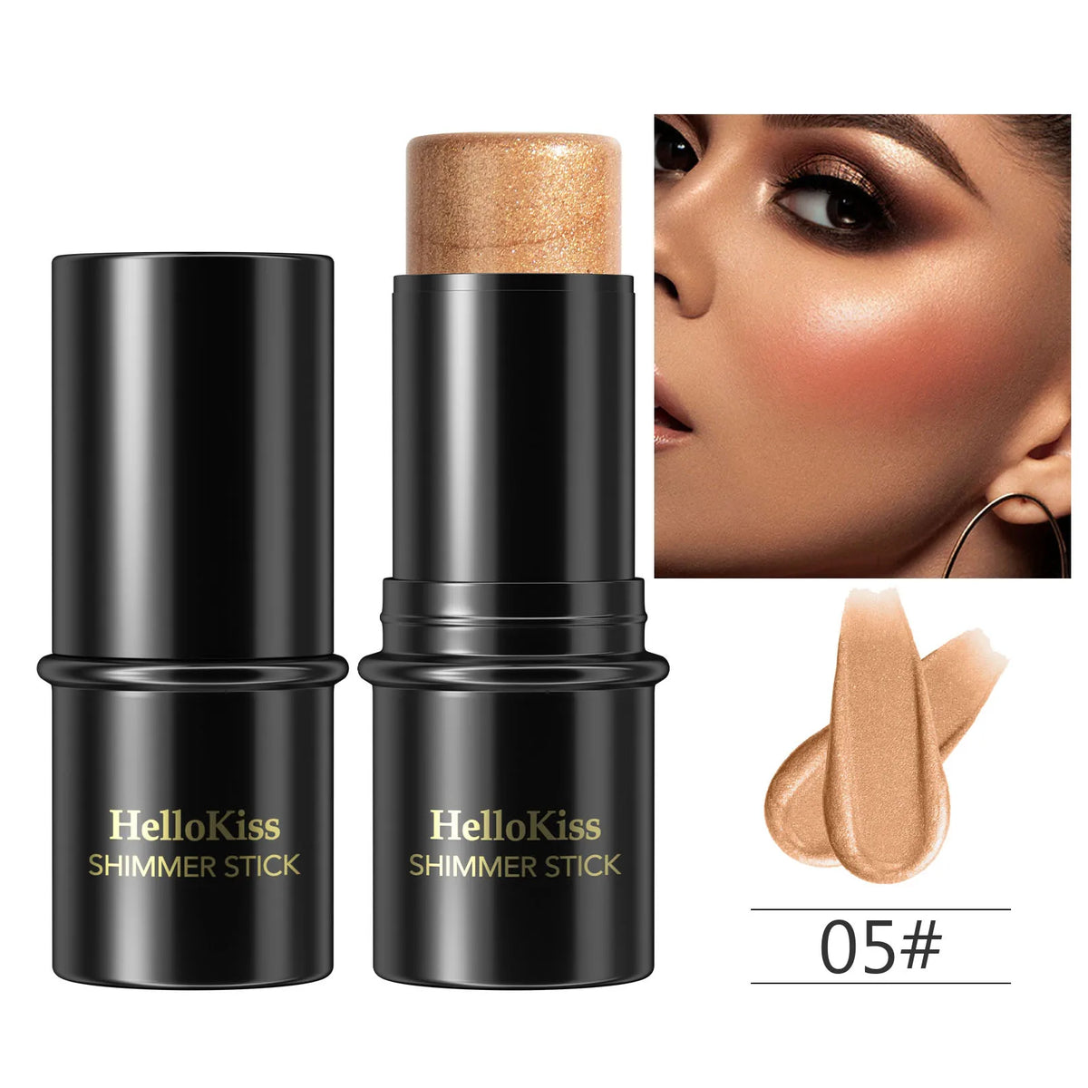 Q05 Color Cream Contour And Highlighter Stick – Long-Lasting Glow