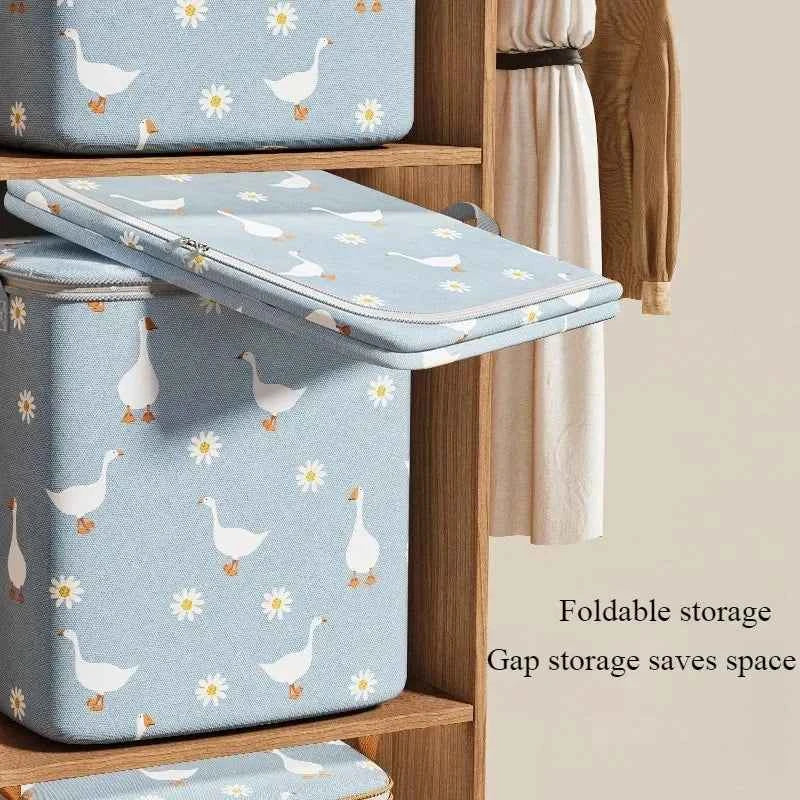 Quilt Storage Bag Home Wardrobe Large Capacity Clothes Quilt Organizing Bag Clothing Moving Waterproof Moisture-proof