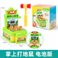 Whack A Mole Challenge Scoring Party Games Toys Electric Two Person Battle Table Games with Lights Music Cartoon Desktop Toys