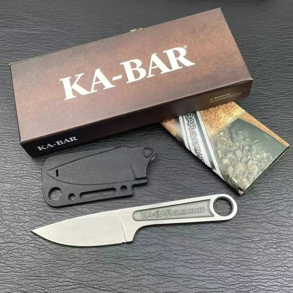 2025 new KB 1119 Straight Knife Wilderness Survival Tactical Tool Portable Outdoor Knife Sheath Multifunctional Stainless
