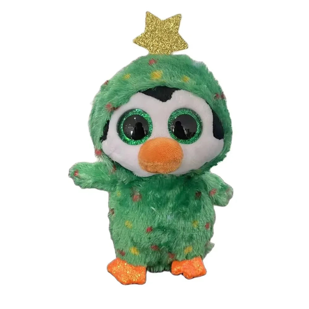 Ty Beanie Boos 15cm Plush Toy Cinder The Green Dragon Doll Animal Anime Collection