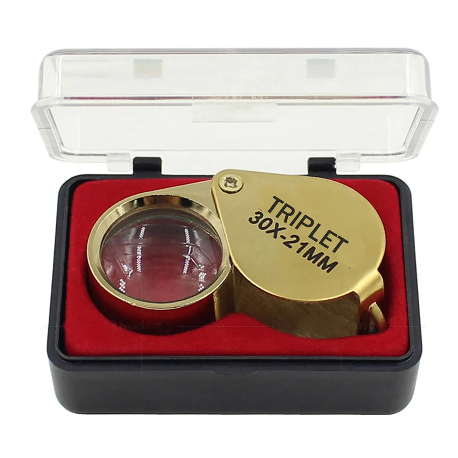 Pocket Jewelry Loupe Jewelers Diamond Eye Magnifying Glass Magnifier Metal Tools For Coins Gems Stamps Watches