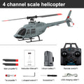 RC ERA A60 4CH Helicopter 1/42 Scale BELL-206 Optical Flow Positioning 10min Fly Time 2.4G 120M 6-Axis Gyroscope Brushless Plane