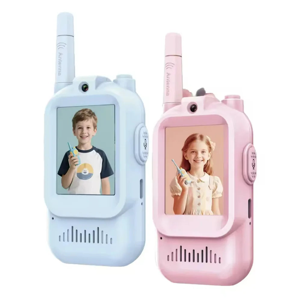 Kids Walkie Talkies Packs Long Range Two Way Radio with Clear Sound for Boys Girls Age 3-12 Outdoor Camping Hiking Adventure Toy