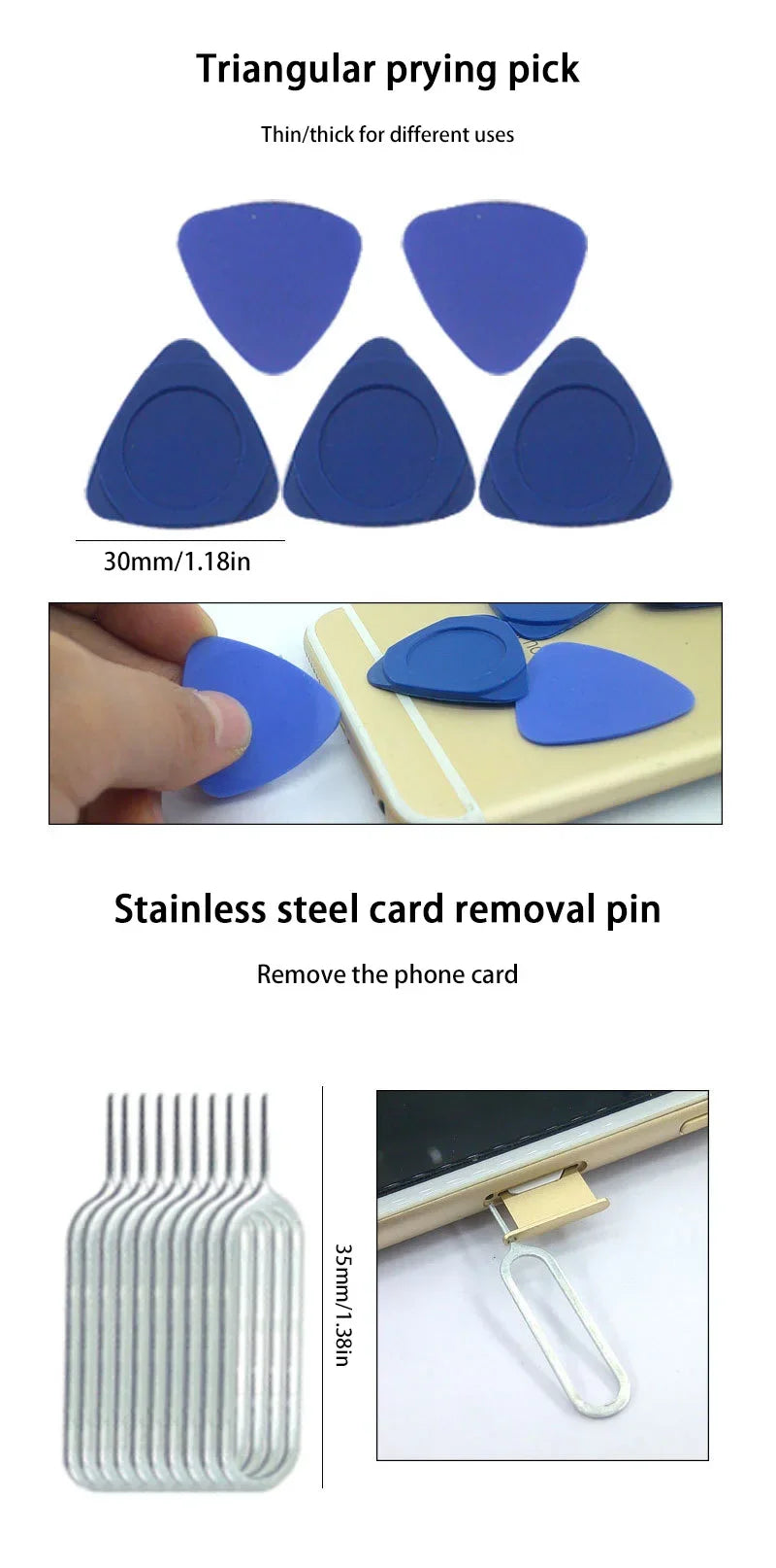 42 in 1 Mobile Phone Repair Tools Disassemble Repair Set For iPhone Screwdriver Combination Skid Multi Function Disassembly Kit