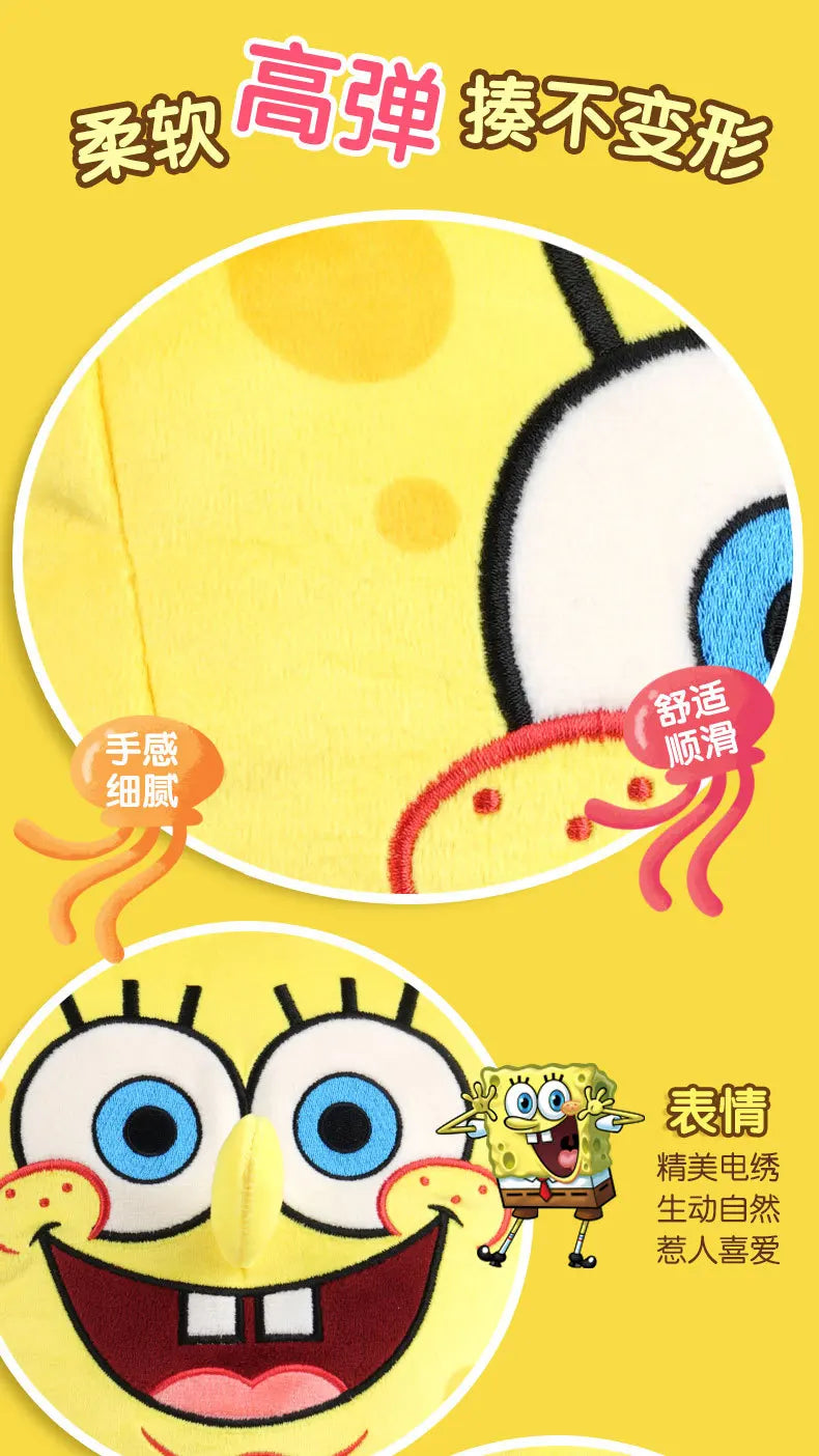 Genuine Anime Spongebob Squarepants Patrick Star Squidward Eugene H. Krabs Gary Kawaii Cartoon Stuffed Plush Toys Birthday Gift