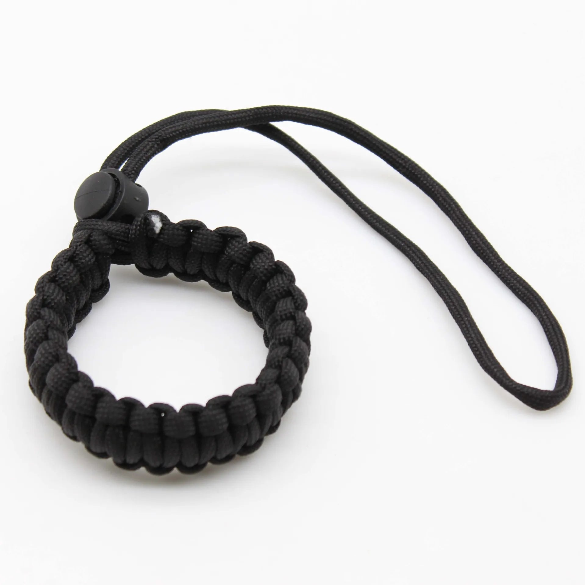 Outdoor Survival Bracelet & Camera Wrist Strap - Paracord Braided Cord Pendant, Universal Wrist-Mounted Braided Paracord