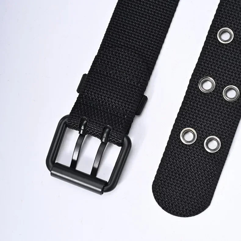 New Men Breathable Nylon Fabric Belt outdoor sport Belt Pin Buckle Trousers Jeans Belt Men Tactical Belt