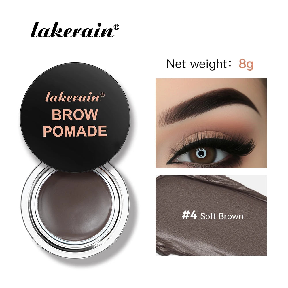 04 Color Waterproof Eyebrow Pomade Cream – Long-Lasting Tint