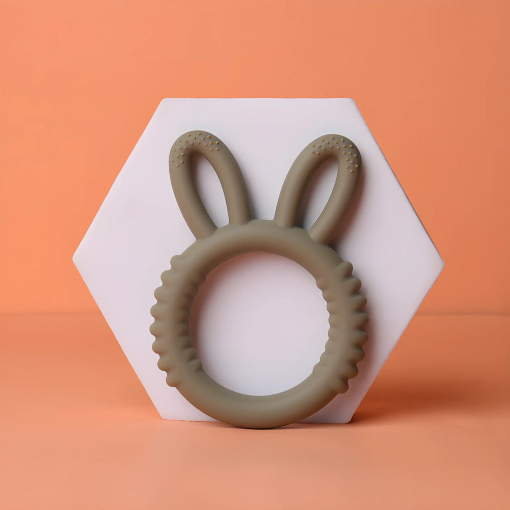 Baby Silicone Teether Bunny Baby Pacifier Bite Happy Children Teething Toys Maternity & Baby Products