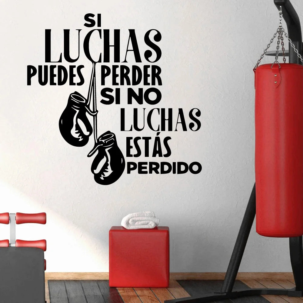 Gym Wall Stickers Decorative Sticker Home Decor Living Room Bedroom Wall Decal Home Decor